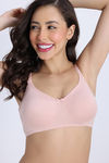 Zivame Double Layered Non Wired 3/4th Coverage Tshirt Bra (Pack of 2) - Multicolor — thumbnail 5